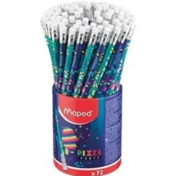 BOTE 72 LAPIZ MAPED PIXEL PARTY HB CON GOMA
