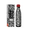 BOTELLA TERMICA GEOMETRIC 500ML ACERO INOXIDABLE ID423 DECORADA FORAS GEOMETRICAS