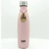 BOTELLA TERMICA ROSA PASTEL 500ML ACERO INOXIDABLE ID0015
