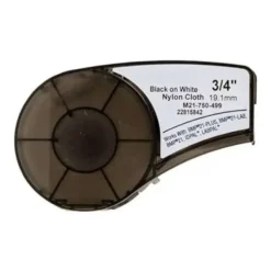 BRADY M21-750-499-TB CINTA DE ETIQUETAS GENERICAS DE NYLON - TEXTO NEGRO SOBRE FONDO BLANCO - ANCHO 19.1MM X 4.9 METROS - 750 ETIQUETAS