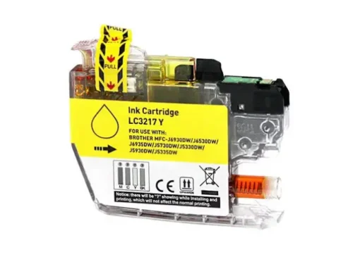 BROTHER LC3217 AMARILLO CARTUCHO DE TINTA GENERICO - REEMPLAZA LC3217Y
