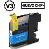 BROTHER LC123XL/LC121XL CYAN CARTUCHO DE TINTA GENERICO - REEMPLAZA LC123C/LC121C