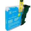 BROTHER LC980XL/LC1100XL/LC985XL CYAN CARTUCHO DE TINTA GENERICO - REEMPLAZA LC980C/LC1100C/LC985C