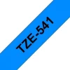 BROTHER TZE541 CINTA LAMINADA GENERICA DE ETIQUETAS - TEXTO NEGRO SOBRE FONDO AZUL - ANCHO 18MM X 8 METROS