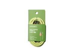 CABLE GROOVY USB 2.0 TIPO C A TIPO C LONGITUD 1 MT SILICONA COLOR VERDE TE