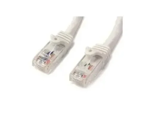 CABLES FIBRA / ETHERNET / TELEF. STARTECH CABLE 2M BLANCO CAT6 SNAGLESS