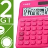 CALCULADORA CASIO MS-20UC-RD SOBREMESA 12 DIGITOS TAX +/- COLOR FUCSIA