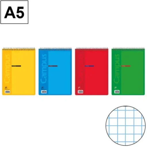 CAMPUS BLOC A5 80/H T.BASICA 60G CN 4MM APAI 002329 MAK002329