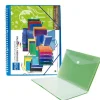CAMPUS CARPETA 30 FUNDAS PLUS ESPIRAL CON GOMA AZUL + SOBRE 180760 MAK180760