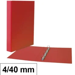 CAMPUS CARPETA CARTON PLUS Fº 4A/40 ROJO RED (0101. MAK180789