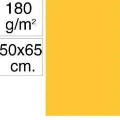 CAMPUS CARTULINA CAMPUS 50X65 180G GUALDA MAK630494