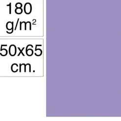 CAMPUS CARTULINA CAMPUS 50X65 180GR.VIOLETA MAK630492