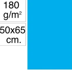 CAMPUS CARTULINA CAMPUS 50X65 180G AZ.MALDIVA MAK630485
