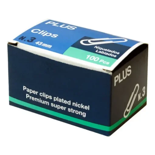 CAMPUS CLIPS PLUS Nº3 43MM /100U 407629 MAK040166