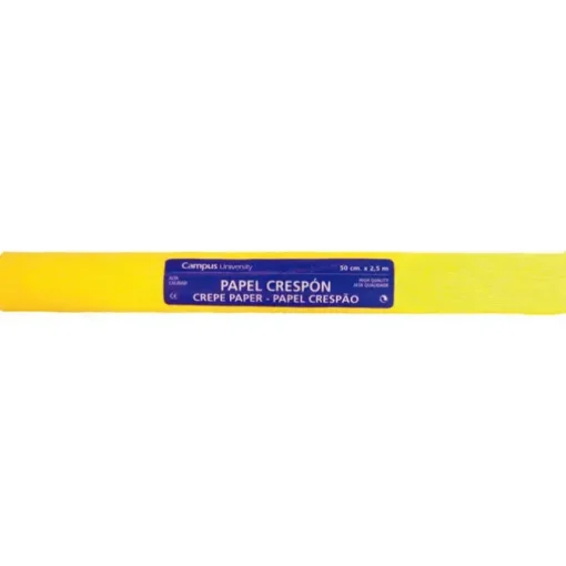 CAMPUS CRESPON CAMPUS 0,5X2,5M AMARILL ROLLO FCP-YW MAK600321