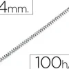 CAMPUS ESPIRAL METALICA PASO5:1/64 14MM 100U 3034E4N14 MAK220434
