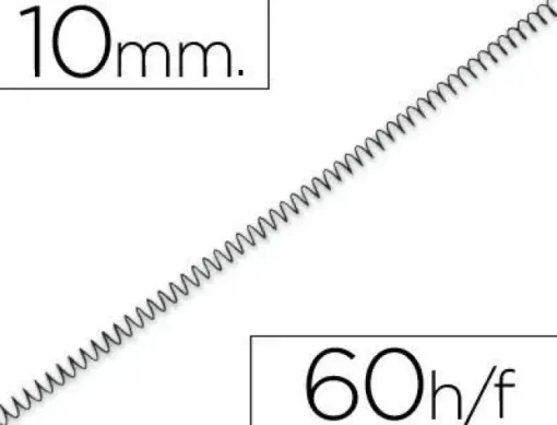 CAMPUS ESPIRAL METALICA PASO5:1/64 10MM 100U 3034E4N10 MAK220432