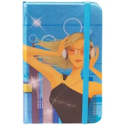 CAMPUS LIBRETA A6 C/GOMA 80G 80H TELA GIRL A114-A6 MAK002309
