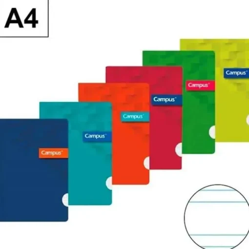 CAMPUS LIBRETA A4 GRAPADA 48H PP 90GR DP3,5 002761 MAK002761