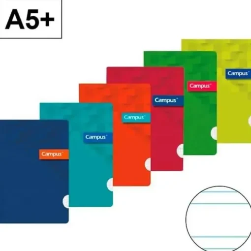 CAMPUS LIBRETA A5+ GRAPADA 48H PP 90GR DP3,5 002756 MAK002756