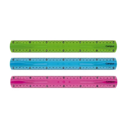 CAMPUS REGLA CAMPUS PLASTICO 30 CM FLEXIBLE KR970854 MAK600359