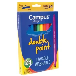CAMPUS ROTULADOR CAMPUS LAVABL.2PUNTAS 24COL 702-24 MAK080924
