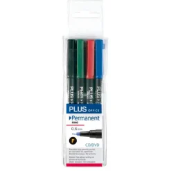 CAMPUS ROTULADOR PLUS PERMANENTE "F" 4COL 4 F MAK080545