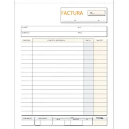 CAMPUS TALONARIO MK FACTURA 4º NAT.DUPLICADO T63 MAK001383