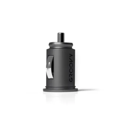CARGADOR DE COCHE GROOVY 2 USB+C 3.4A TRANSPARENTE