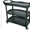CARRO DE SERVICIO MULTIFUNCIONAL Q-CONNECT 3 ESTANTES PL STICO 1115X524X940