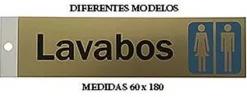 CARTEL ORO 60X180 LLAMAR PARA 017 MAK295029