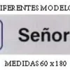 CARTEL PLATA 60X180 LLAMAR PAR 017P MAK295053