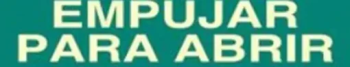 CARTEL 300X100 EMPUJAR PARA ABRIR 041-L MAK295021