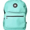 CARTERA ANTARTIK MOCHILA CON ASA Y BOLSILLO FRONTAL CONCREMALLERA COLOR VERDE MENTA 320X140X430 MM
