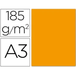 CARTULINA GUARRO A3 185G MANDARINA