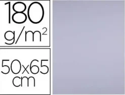 CARTULINA LIDERPAPEL 50X65 CM 180G/M2 LILA PAQUETE DE 25