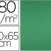 CARTULINA LIDERPAPEL 50X65 CM 180G/M2 VERDE NAVIDAD PAQUETE DE 25