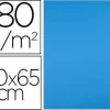 CARTULINA LIDERPAPEL 50X65 CM 180G/M2 TURQUESA PAQUETE DE 25