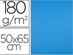 CARTULINA LIDERPAPEL 50X65 CM 180G/M2 TURQUESA PAQUETE DE 25