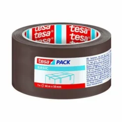 CINTA PRECINTO TESA PP MARRON 50MMX66 040780