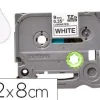 CINTA Q-CONNECT TZE-231 BLANCO-NEGRO 12MM LONGITUD 8 MT