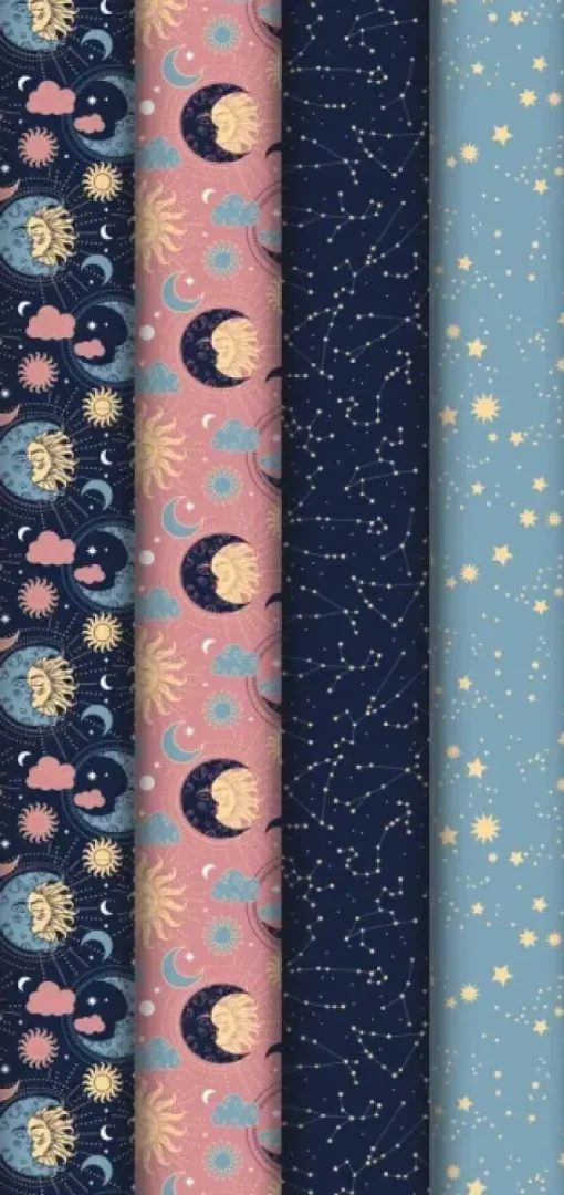 CLAIREFONTAINE PAPEL DE REGALO 800GR ROLLO EXCELLIA ASTRAL 2M X 0,70M 202104C