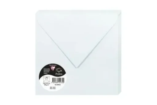 CLAIREFONTAINE POLLEN 20 SOBRES CUADRADO 165X165MM 120GR AZUL LAVANDA 555493C