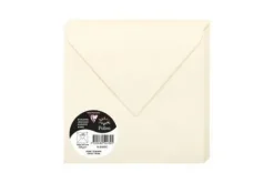 CLAIREFONTAINE POLLEN 20 SOBRES CUADRADO 165X165MM 120GR CREMA 5443C