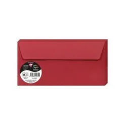 CLAIREFONTAINE POLLEN 20 SOBRES PLUS 110X220 120GR ROJO 5585C