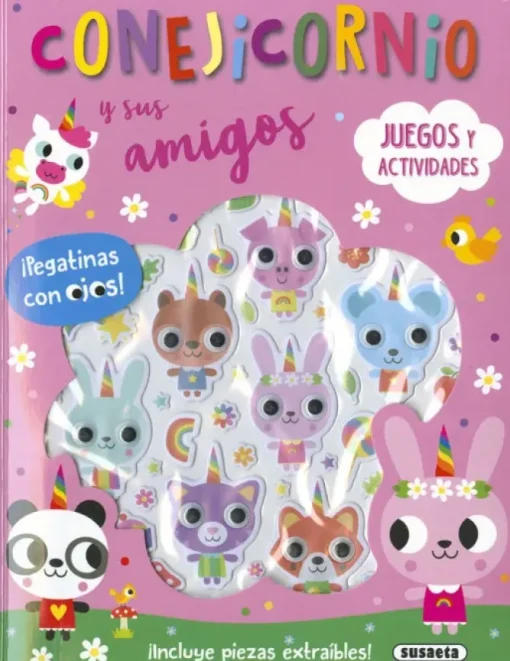 CONEJICORNIO - PEGATINAS CON OJOS
