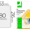 CONNECT CAJA DE 100 BOLSAS DE PLASTIFICACIÓN A5 FORMATO 154X216 MM. ESPESOR 80 MICRAS CS74256 CS63419