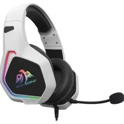 COOLSOUND G6 AURICULARES GAMING CON MICROFONO - USB PARA ILUMINACION LED - DIADEMA AJUSTABLE - ALMOHADILLAS ACOLCHADAS - CONTROLES EN CABLE - CABLE DE 2M