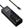 CROMAD CABLE USB TIPO C - LONGITUD 30CM - VELOCIDAD DE TRANSFERENCIA 5GBPS - 4 PUERTOS USB 3.0 - NO REQUIERE INSTALACION - COMPATIBLE CON TODOS LOS SISTEMAS OPERATIVOS - COLOR NEGRO