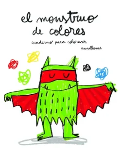 CUADERNO PINTAR MONSTRUO COLORES